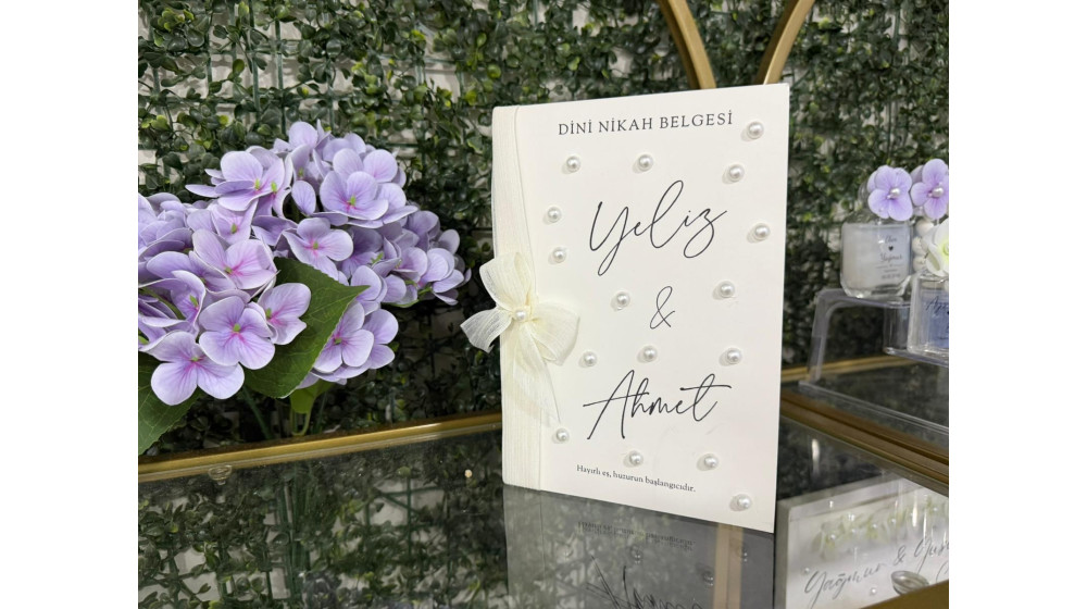 Dini Nikah Belgesi - Lotus Atölye