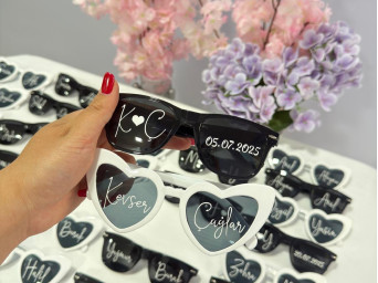 Bride Gözlük - İncisiz Beyaz ve Siyah