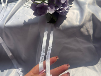 İncisiz Yüzük Kurdelesi - Beyaz Renk