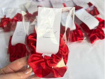 50 Adet - Kına Hediyeliği - Saten Saç Tokası