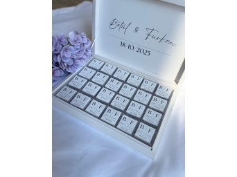 48'li İsteme Çikolatası - Beyaz