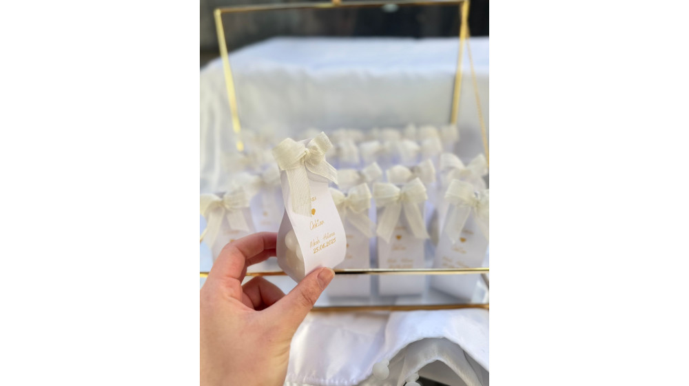 Kartlı Bubble Mum - Lotus Atölye