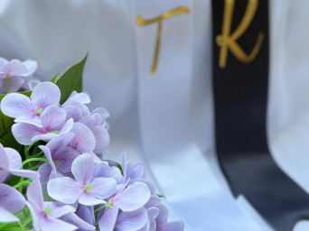 Takı Kurdelesi Siyah-Beyaz (2 adet ) Takı Kurdelesi Siyah-Beyaz (2 adet )